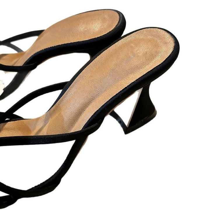 Dame elegante sommerfugl dekoreret hæle sandaler Stilla