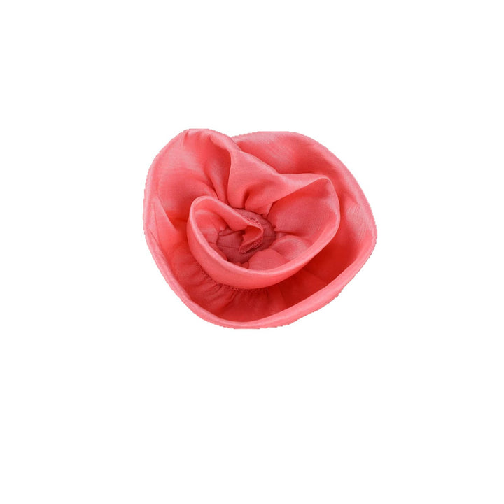 Dame elegant cocktailkjole med puffærmer og blomsterdetaljer Skovae