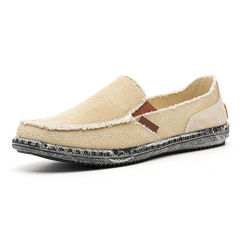 Herren Fritid Slip-On Canvas Sko Stilla
