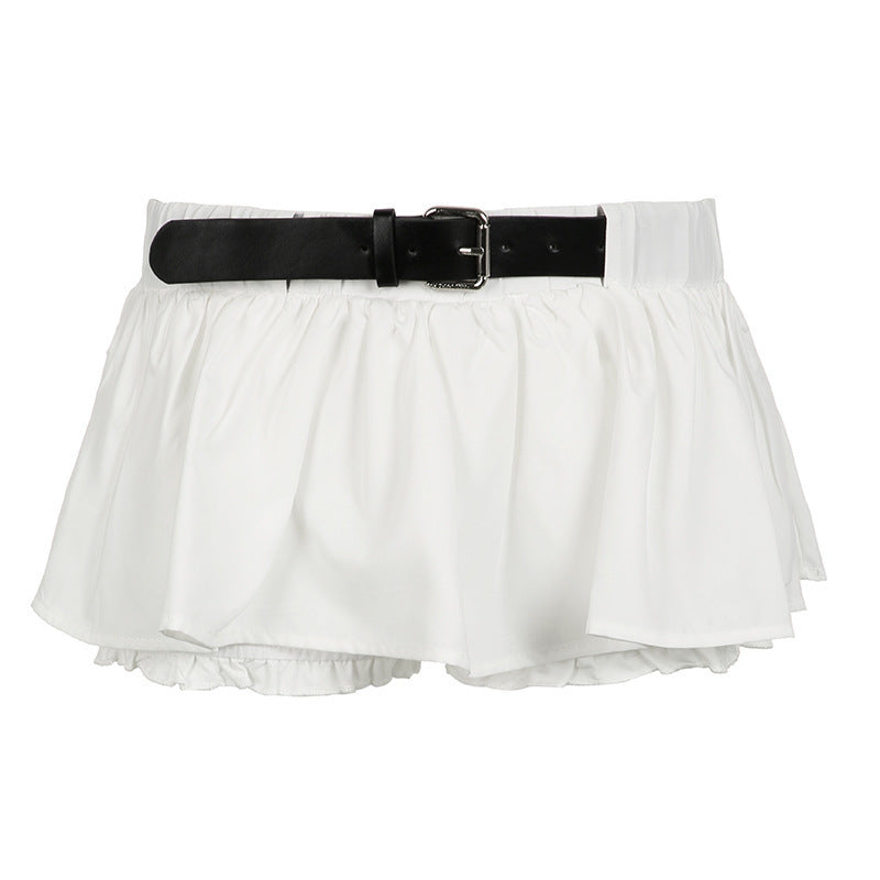 Damer legende shorts med justerbar elastisk linning og figursyet design Skovae