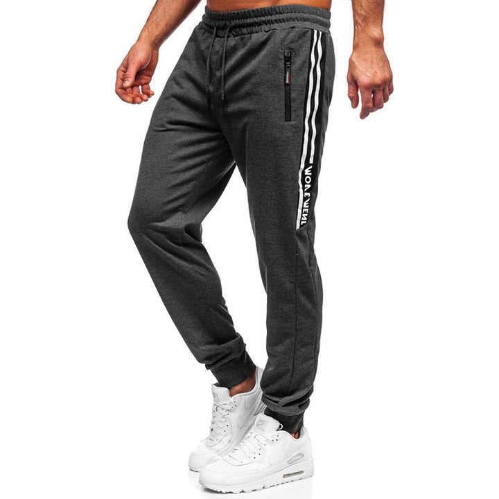 Herre stilfulde joggebukser med praktiske lynlåslommer og elastisk talje Stilla