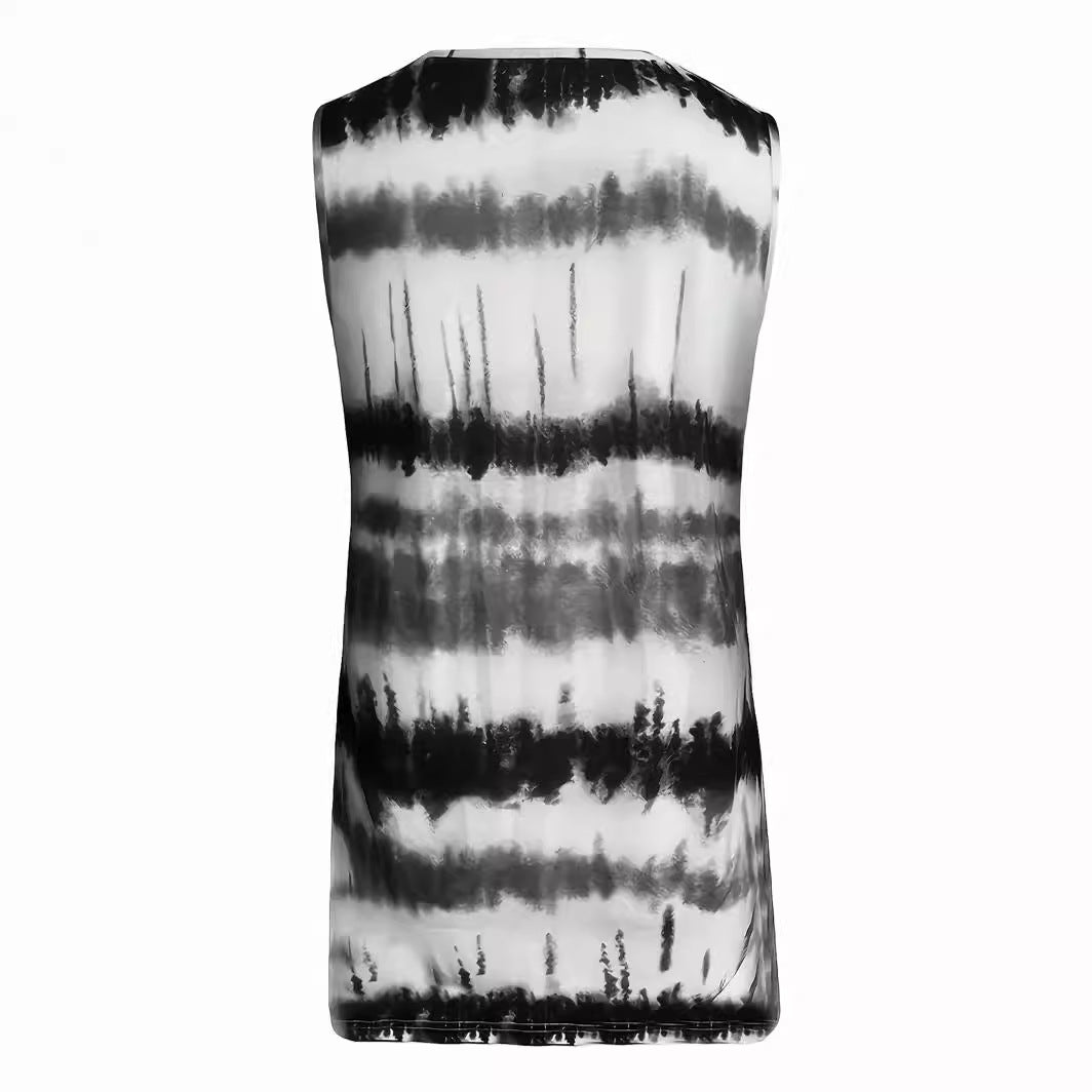 Dame afslappet tanktop med dekorative ringe Stilla