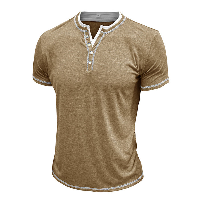 Herrer Poloshirt med knaplukning Stilla