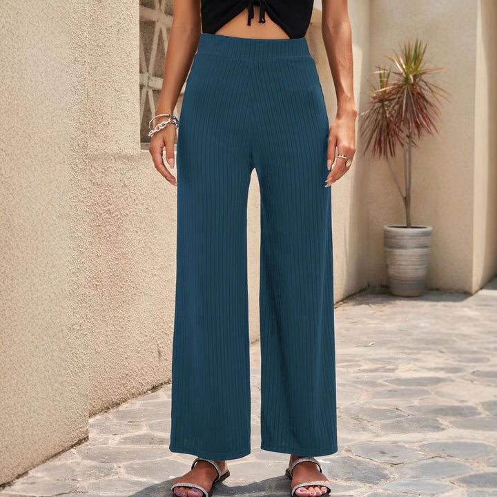 Dame Elegante Plissé-Bukser i casual pasform Stilla