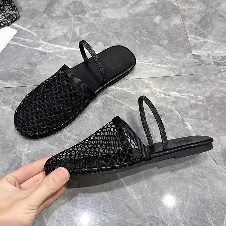 Dame fritidssandaler med åndbart netdesign og fleksible stropper Stilla