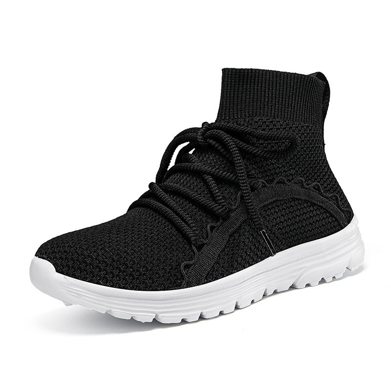 Herrer High-Top Åndbare Strikkesneakers Stilla