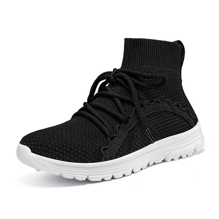 Herrer High-Top Åndbare Strikkesneakers Stilla