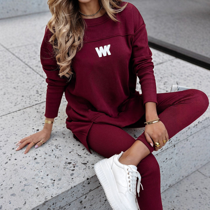 Dame Oversized Fritidsdragt med afslappet snit og elegante detaljer Stilla