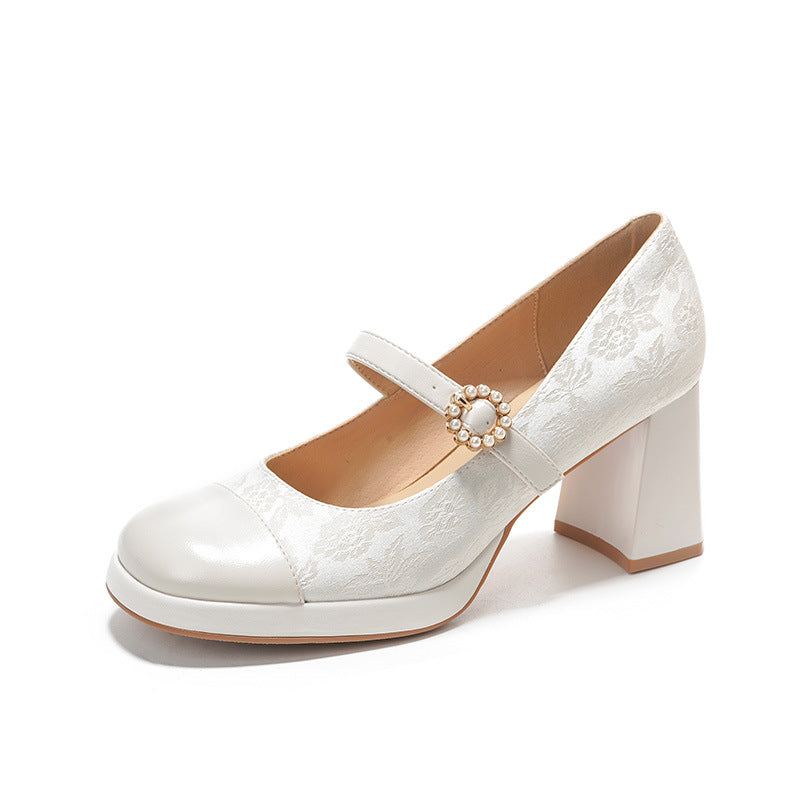 Femme Elegant Mary Jane Hæle Stilla