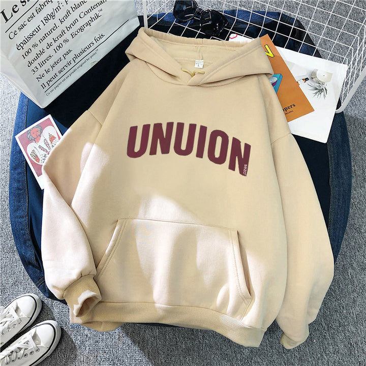 Kvinders hoodie med modern skrift Skovae 1772612799