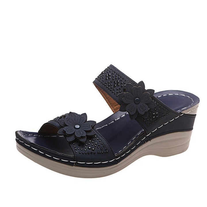 Dame fashionable Wedgesandaler Stilla