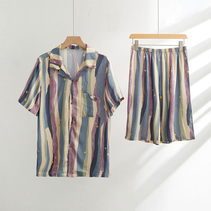 Dame Pyjama-sæt med unikt håndtegnet design og komfortabel pasform Stilla