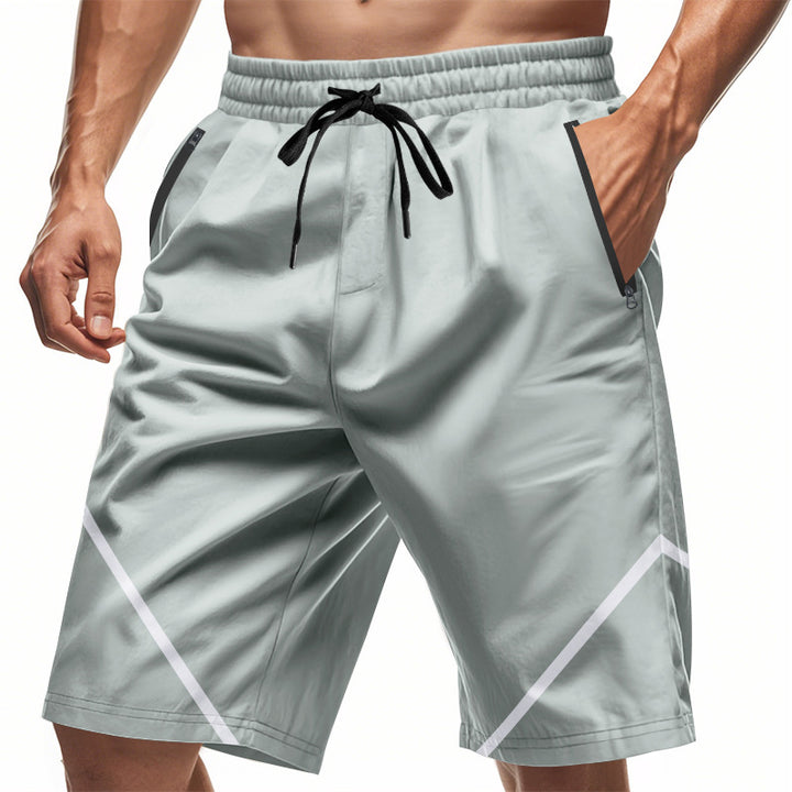 Herrer Sportlige svømshorts med elastisk talje og sikre lynlåslommer Stilla