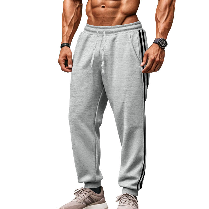Herrer Sporty Joggingbukser med side striber Stilla