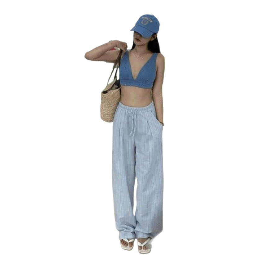 Femme Stilfuld Bralette og Afslappet Shorts Sæt Stilla
