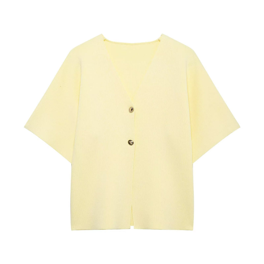 Femme Relaxed Fit Button-Up Bluse Stilla