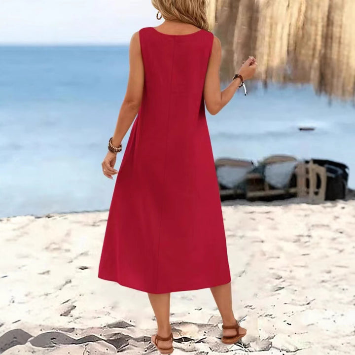 Dame Sommer Maxi Kjole Stilla