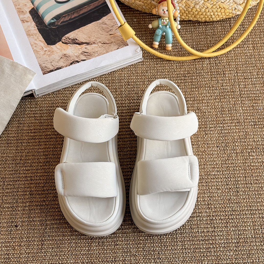 Femme Comfort Slide Sandaler med justerbare remme Stilla