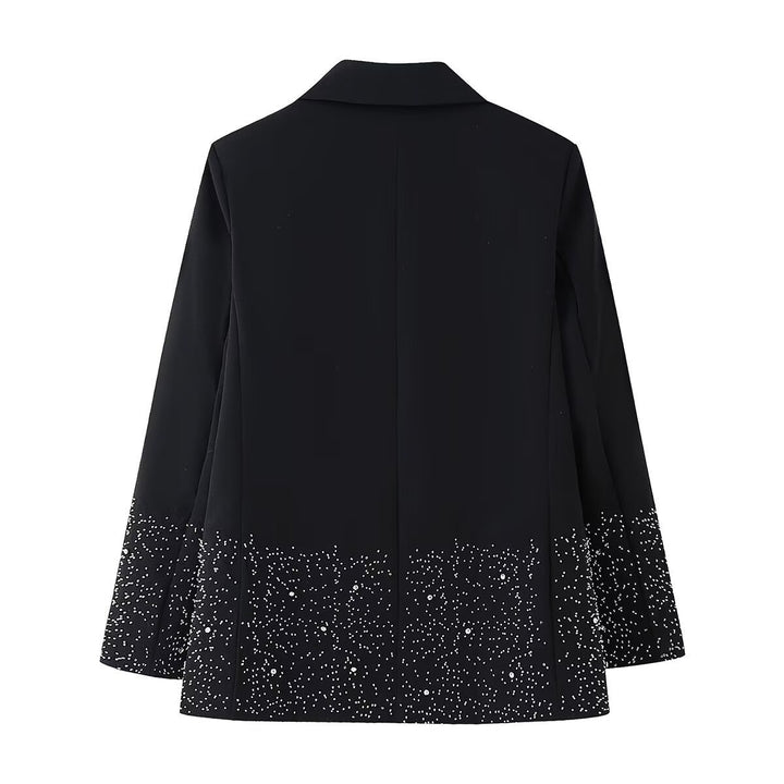 Femme Elegant Pyntet Blazer Stilla