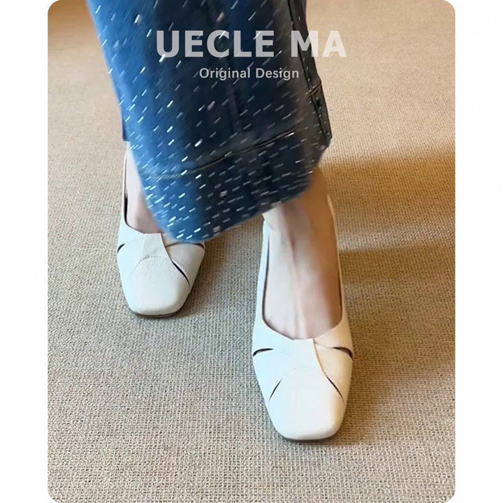 Damer Elegante Blokhæle Slingback Sko Stilla