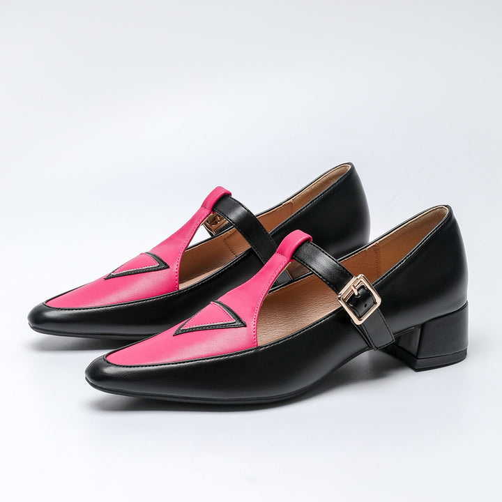 Dame Elegant og moderigtige Slingback Ballerinas med geometrisk design Stilla