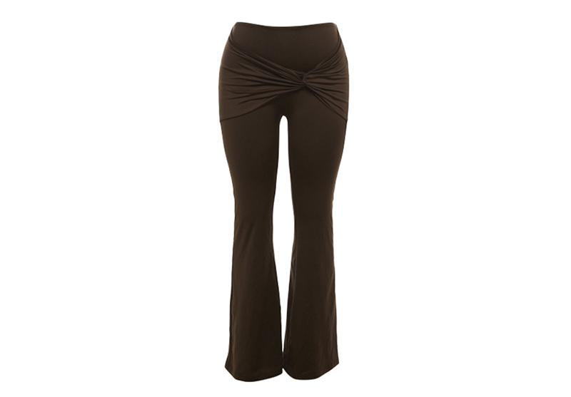 Damer Bootcut-bukser med raffineret knude-design Stilla