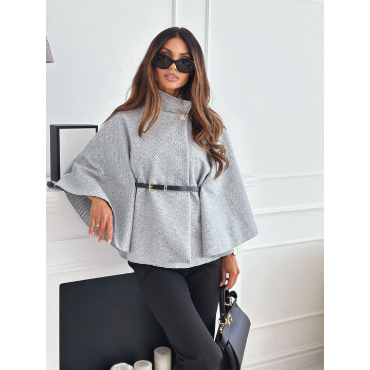Femme Elegantes Cape med bælt Stilla