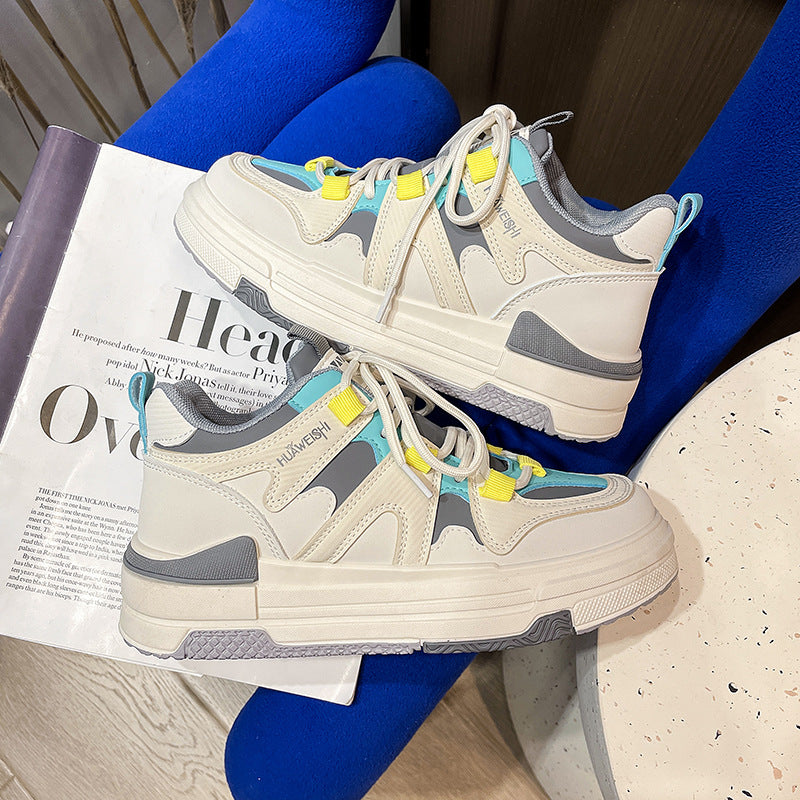 Dame mode Chunky Sneakers med åndbare indsatser og dämpende sål Stilla