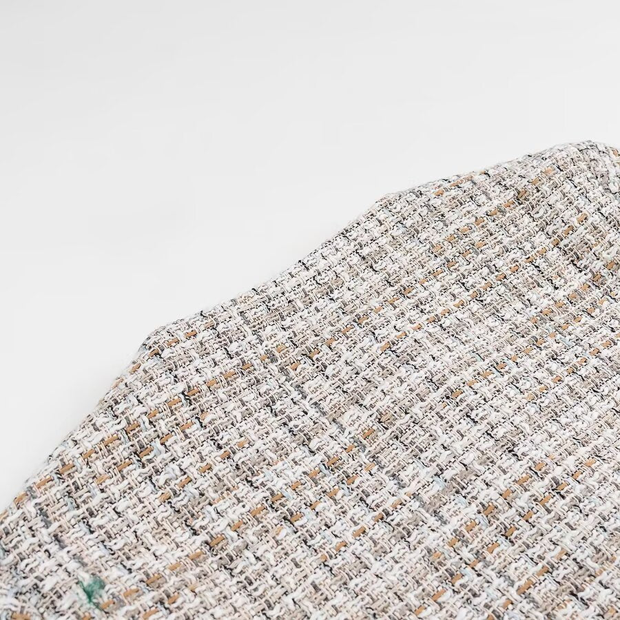 Femme Tekstureret Tweed Jakke Stilla