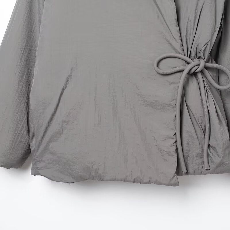 Damer Wrap Jakke med Authentisk Design Stilla