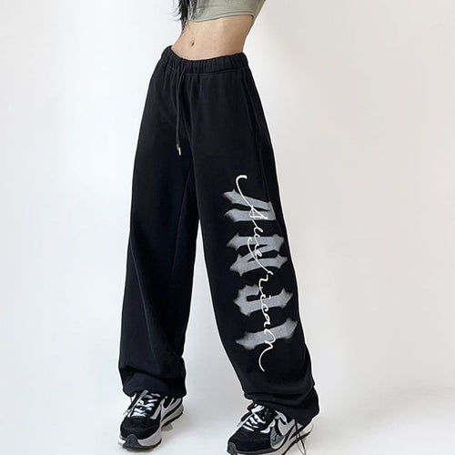 Kvinders afslappede fritidsbukser med fashionabelt print Stilla