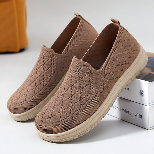 Dame Casual Komfort Slip-On Sneakers med struktureret overflade Stilla