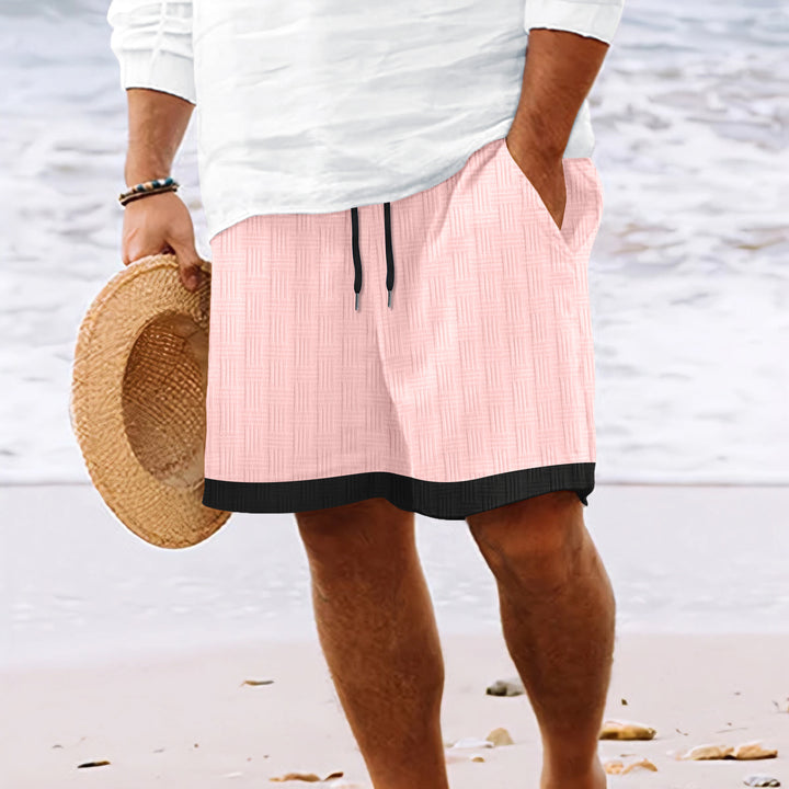 Herre strukturerede strandshorts Stilla