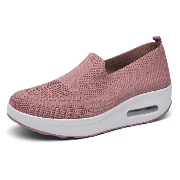 Dame Sporty Slip-On Sneakers med luftpolstring og åndbart overmateriale Stilla
