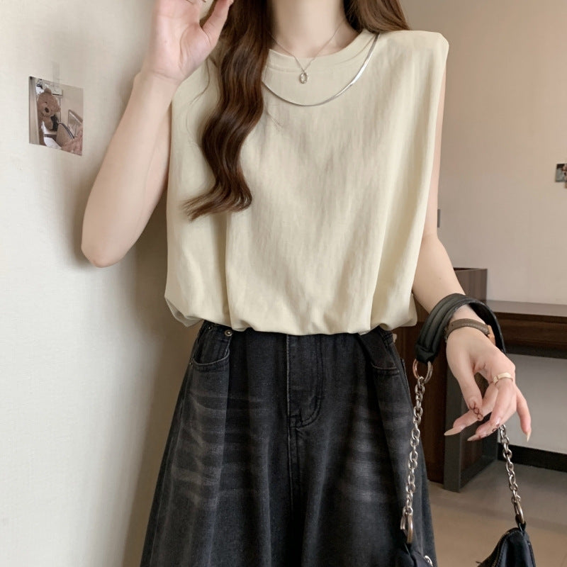 Femme Relaxed Fit Ærmeløs T-Shirt Stilla