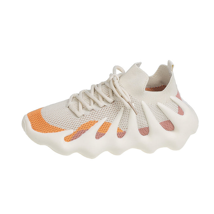 Dame High-Top Sport Sneakers med unikt såldesign Stilla