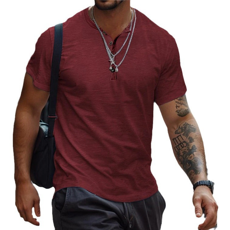 Herrer Casual Finstrik Polo Skjorte Stilla