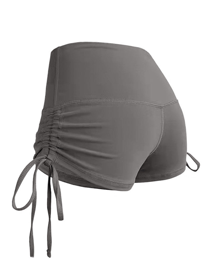 Dame Sporty Shorts med justerbar rynkeeffekt og høj talje Stilla