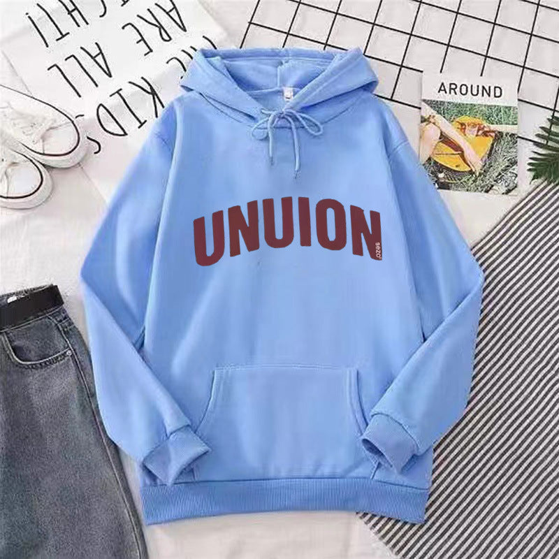 Kvinders hoodie med modern skrift Skovae 1772612799