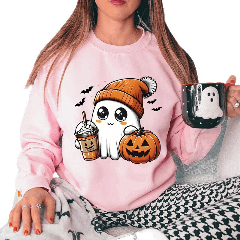 Kvindesweatshirt med legende Halloween grafisk design Stilla