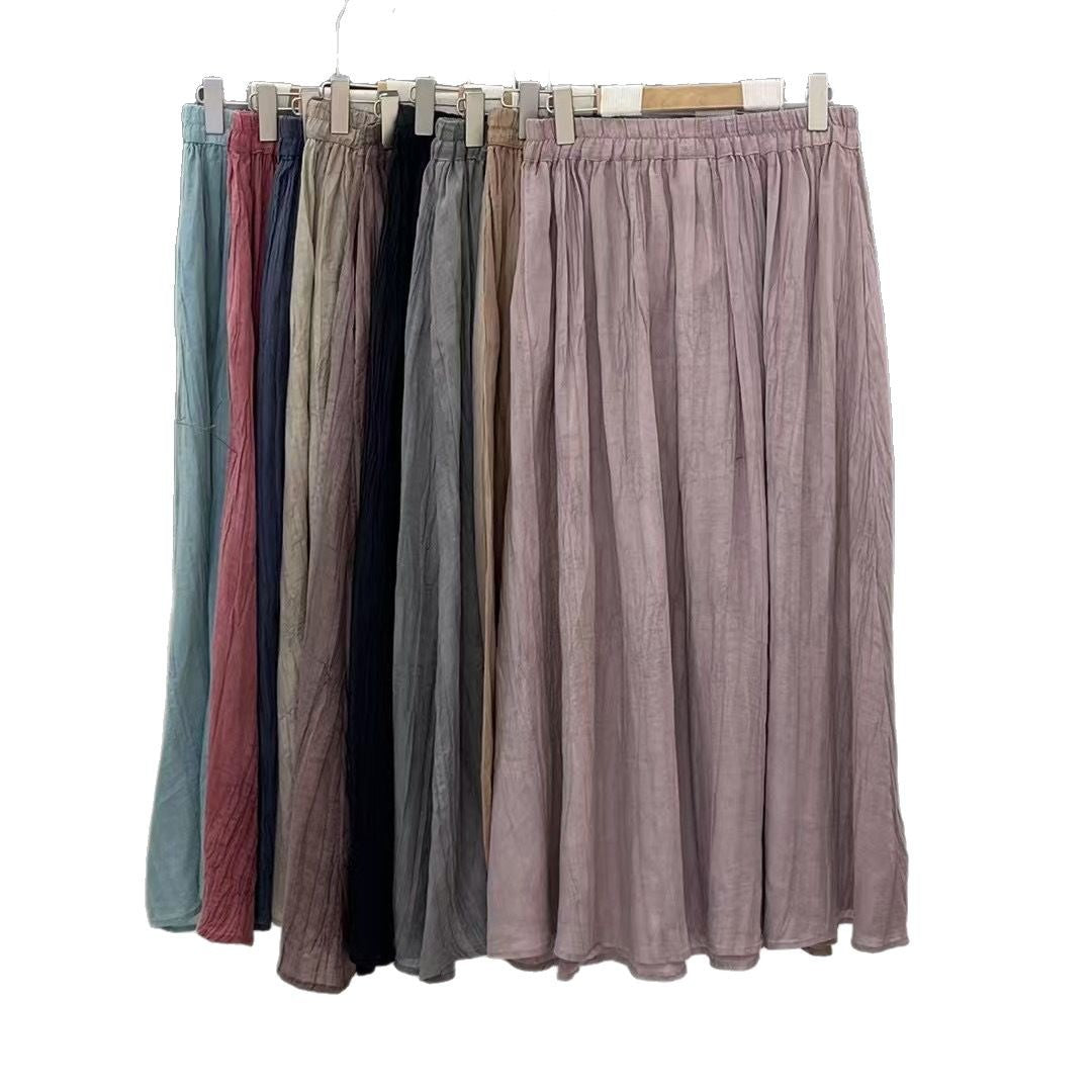 Femme Flowing A-Line Maxi Nederdel Stilla