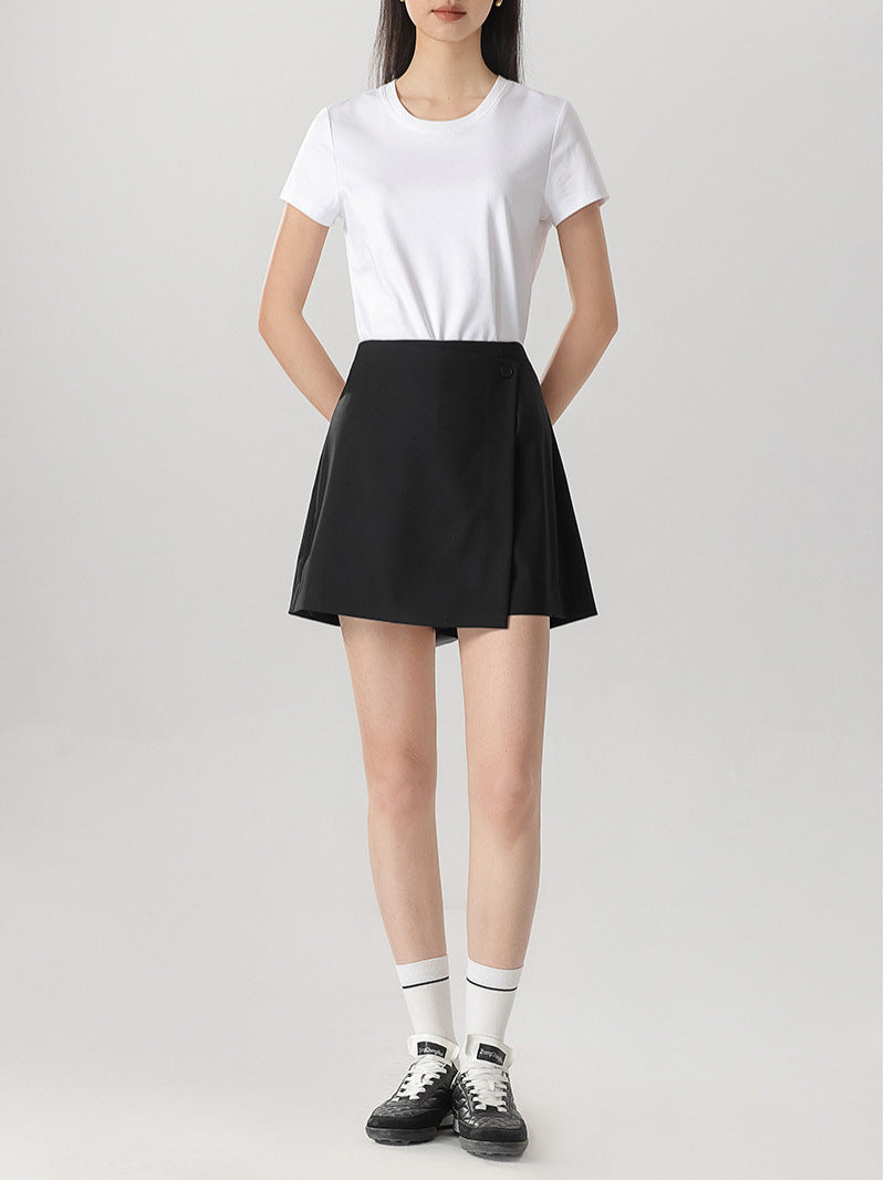 Femme Chic Vikket Mini nederdel Stilla