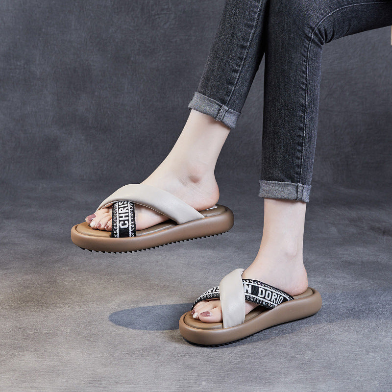 Kvinder Chic Kryds-Strop Sandaler Stilla