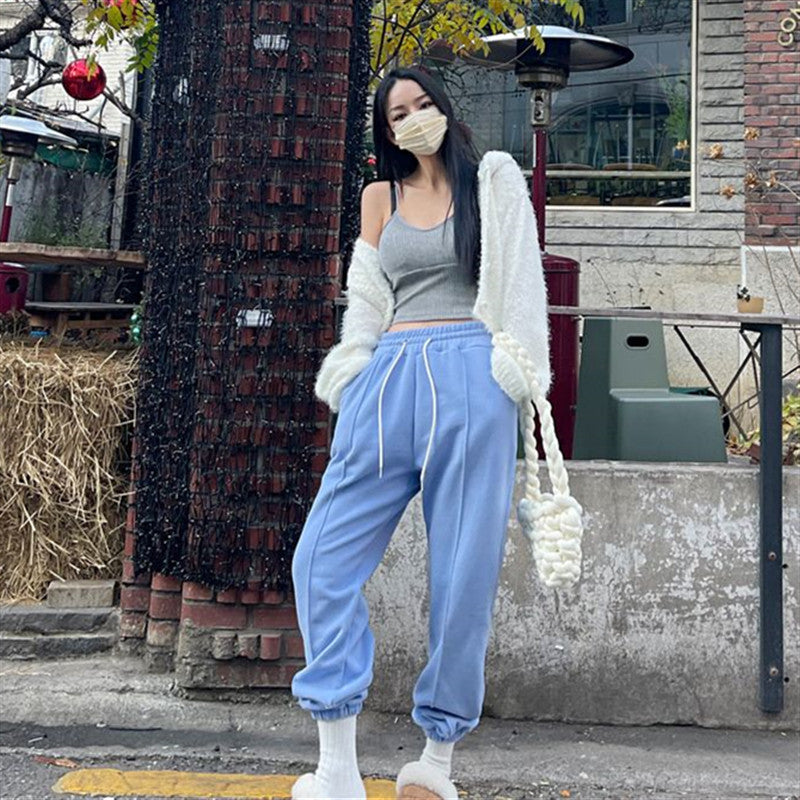 Dame behagelige sweatpants med elastisk talje Stilla