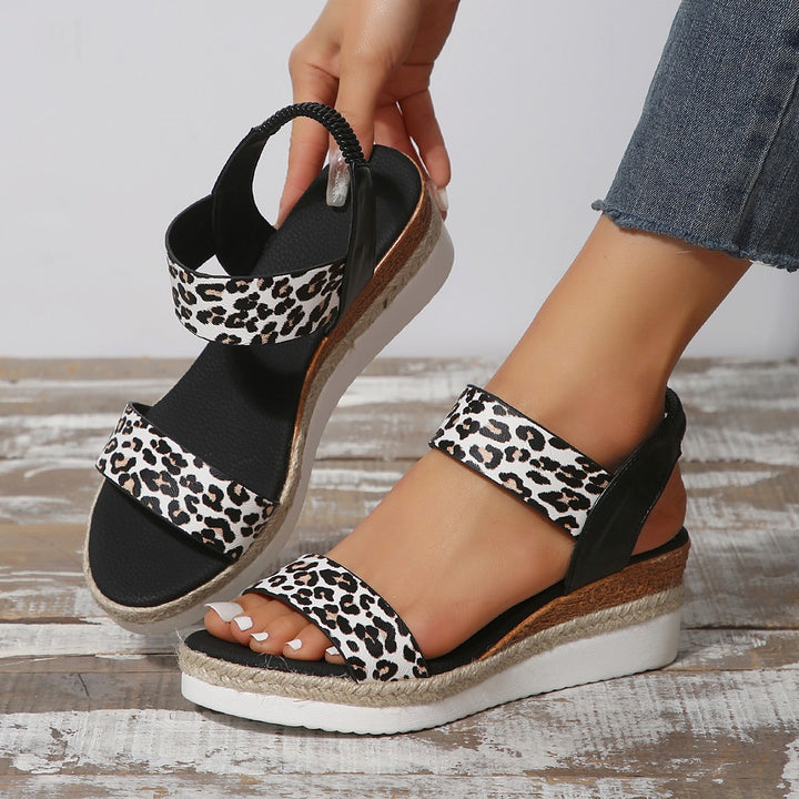 Dame modiske plateau sandaler Stilla