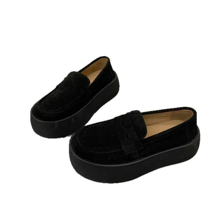 Dame platform-løb-sneakers med åndbar overmaterialestruktur og elastisk remdesign Stilla