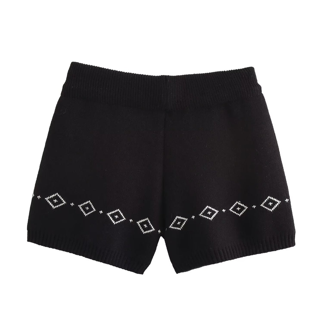 Femme Cozy Strik-Natkjole-Sæt Stilla