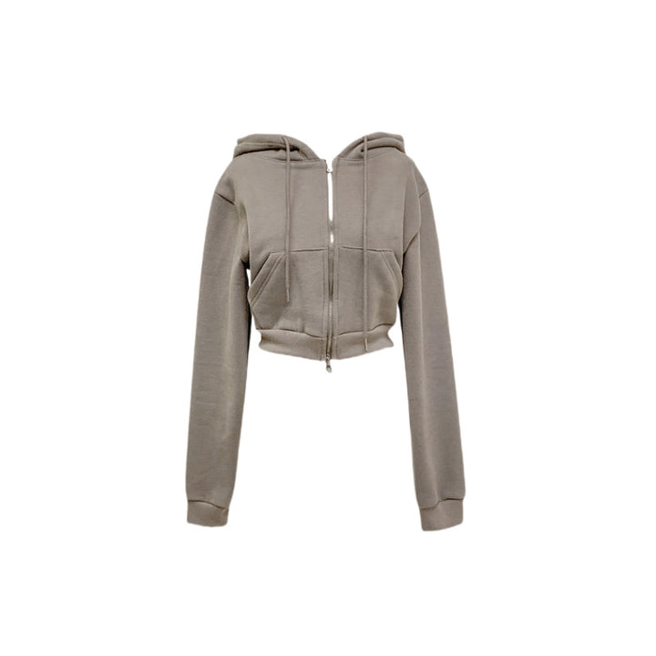 Damer sporty crop sæt med kjole og hoodie Stilla