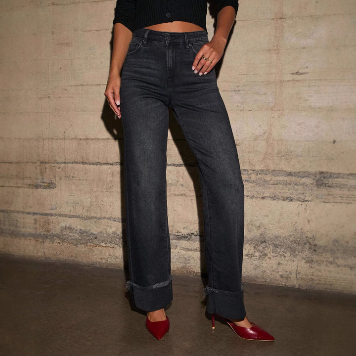 Dame Lækre Jeans med usædvanlig kant Stilla