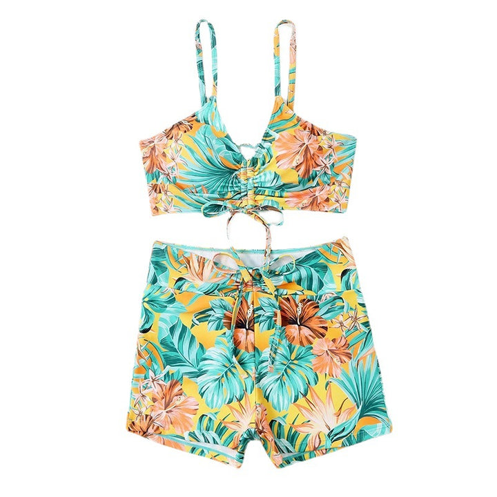 Dame Bikini-sæt med stilfuld top og løse shorts Stilla